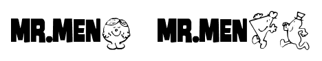 Mr Men font